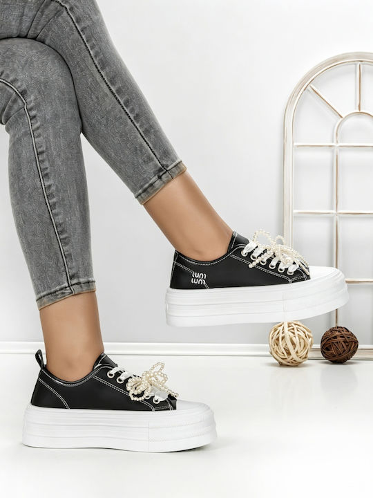 Adidași Flatforms Pentru Femei Negri