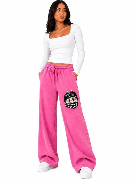 Παντελόνι Φόρμας Καμπάνα Pink