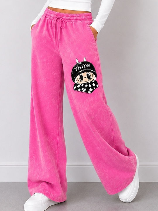 Παντελόνι Φόρμας Καμπάνα Pink