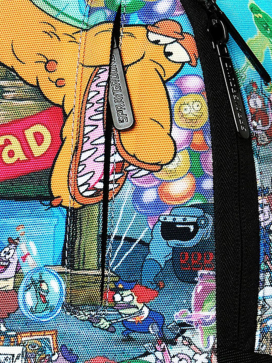 Sprayground Ученическа раница за Гимназия Spongebob Crowd