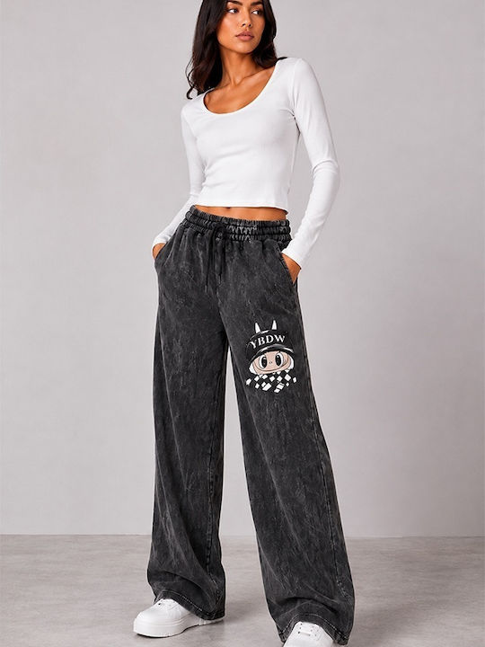 Pantaloni Dama Catifea Lejeri Negru