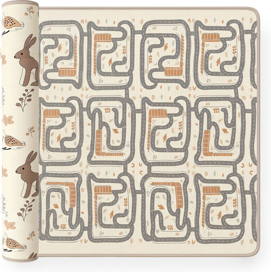 Mamabrum Παιδικό Χαλί Cars Μπεζ 152x22cm