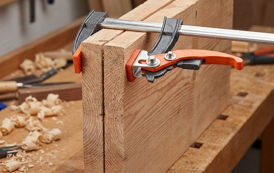 Menghină Clichet Fixare Menghină 80 X 400 Mm Prindere Rapidă Reglare Ușoară A Forței Dulgherie Asamblare Diy