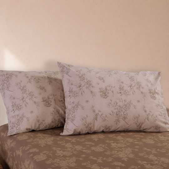 Nef-Nef Homeware Dream Комплект чаршафи двойни 200x270см Екрю 4 бр
