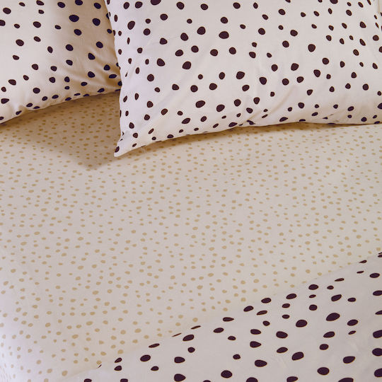 Nef-Nef Homeware Trust Set Bed Sheets Super King 240x270cm Dusty Rose (4 Pieces)