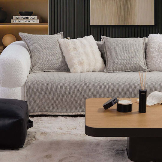 Nef-Nef Homeware Brooklyn Sofa Throws 2 Seater P170xL250cm Beige Nef-Nef Homeware Brooklyn Sofa Throws 2 Seater P170xL250cm Beige