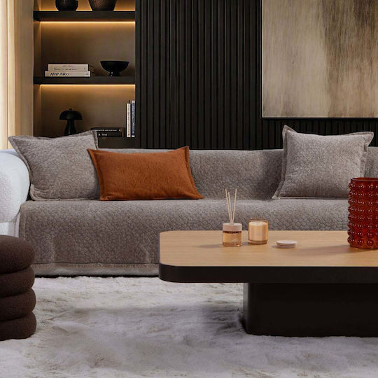 Nef-Nef Homeware Decore Dreisitzer-Sofa Wurf Chenille 170x300cm Beiges