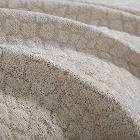 Nef-Nef Homeware Decore Фотьойл Throw Chenille 170x180см Екрю