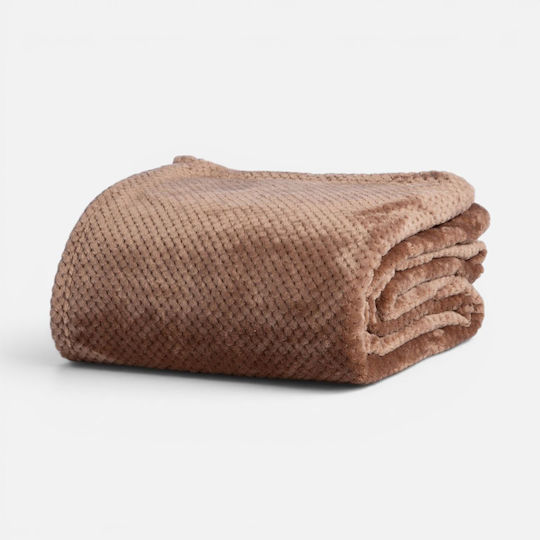 Nef-Nef Homeware Edinber Armchair Throw P130xM180cm Brown Nef-Nef Homeware Edinber Armchair Throw P130xM180cm Brown