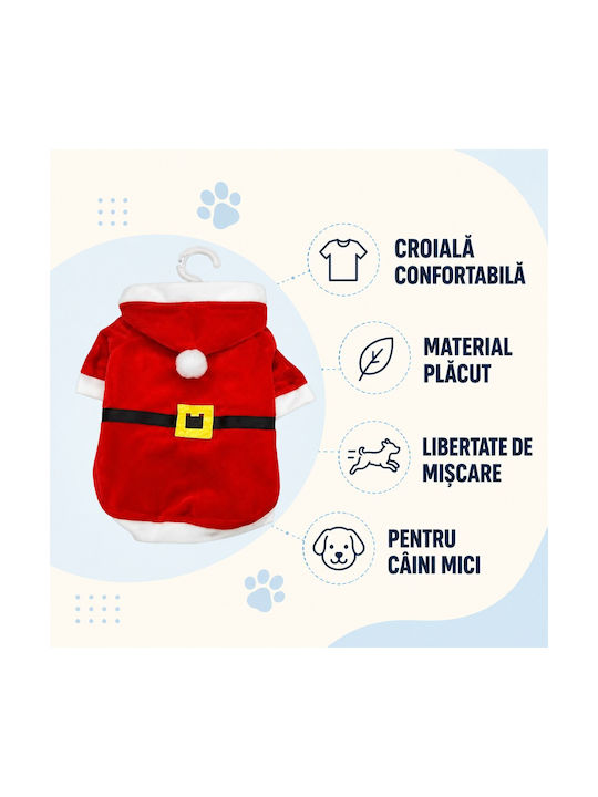 Santa Claus Kostüm Kleine Hunde Rotes