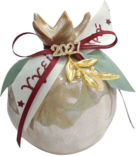 Kalliopi Silver Щастие За Дома Нар Златист Керамика 2027 8x10см
