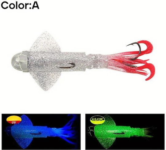 MAX Fluorescent Squid Jig 180gr Blue