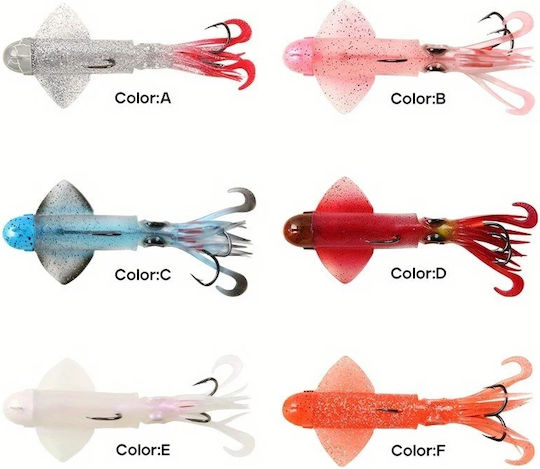 MAX Fluorescent Squid Jig 180gr Red