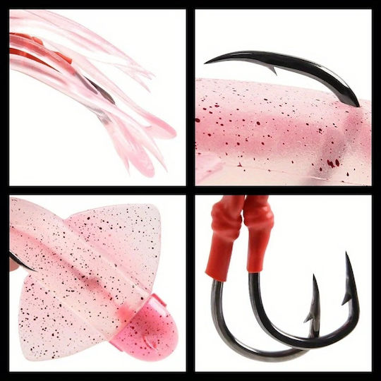 MAX Fluorescent Squid Jig 180gr Orange