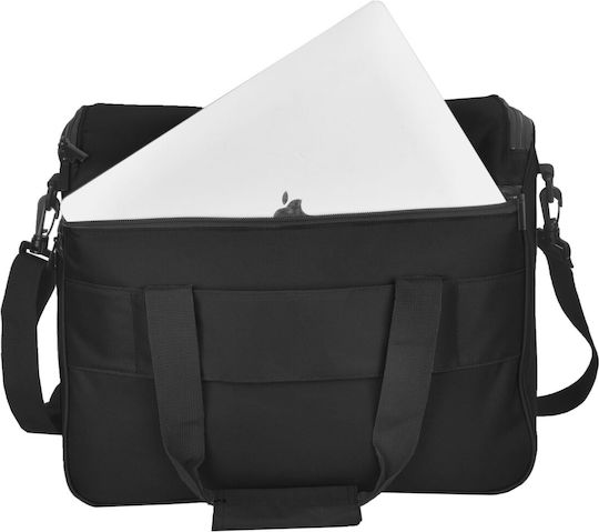 CabinFly Geantă Voiaj Neagră cu Roți din Țesătură L40xL20xÎ30cm