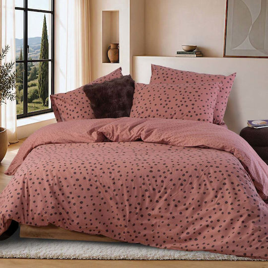 Nef-Nef Homeware Σετ Υπέρδιπλη 240x230cm Trust Dusty Rose Nef-Nef Homeware Σετ Υπέρδιπλη 240x230cm Trust Dusty Rose