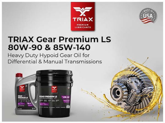 Triax Hd Gear Premium 85w-140 Gl-5 Ulei Diferențial Convertor 18.92l