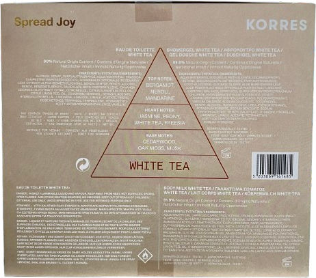 Korres White Tea Damen Duftset mit Körperlotion