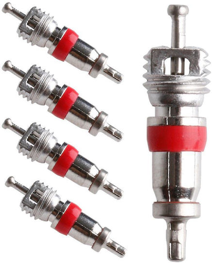 Set 5 valve metal pentru mașină motocicletă bicicletă ATV