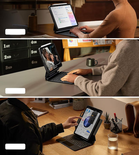 Flip Cover cu Tastatură (Ipad Air 11 / Pro 11)