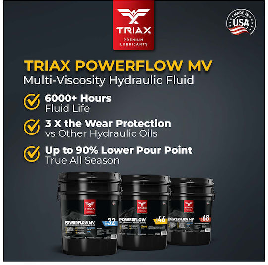 Ulei Hidraulic Premium Triax Powerflow Hlp 46 18,92 L