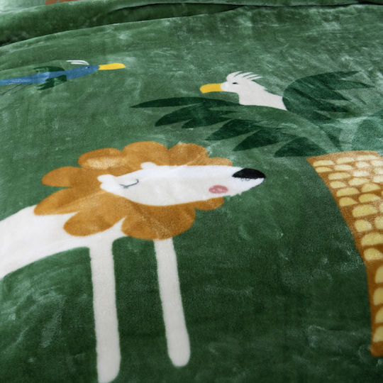 Nef-Nef Homeware Одеяло Jungle Mania Green 220x160см Nef-Nef Homeware Одеяло Jungle Mania Green 220x160см