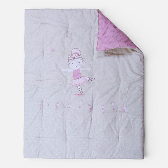 Nef-Nef Homeware Ballerine World Одеяло за количка Зелен 110x140cm
