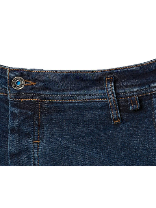 PMJ Russel Sommer Männer Motorradhose Blau