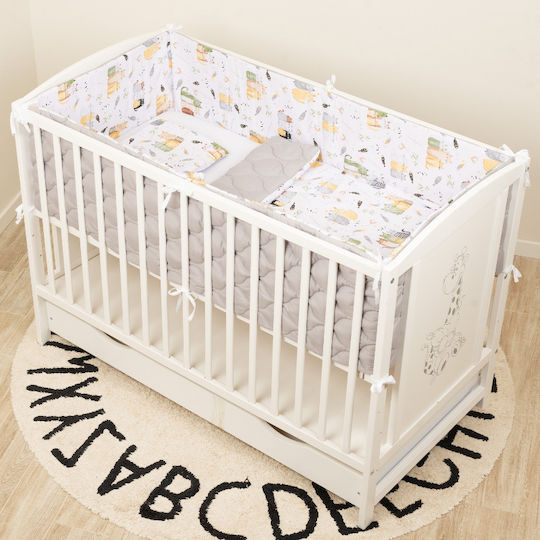 Kidizi Kidizi Baby Bettwäsche-Set Für Krippe Wiskers 5 Stück