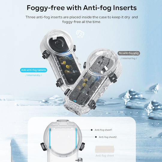 Водоустойчива Калъфка Amagsin Insta360 X4 Full Invisible 50 Метра