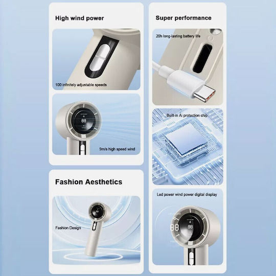 Handheld Rechargeable Fan Hyh-04857