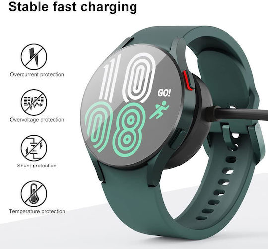 Samsung Galaxy Watch Ultra 7 6 5 Pro 4 3 Xdfind Магнитен Кабел За Зареждане Алуминиева Сплав Usb-c Черен