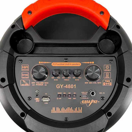 Karaoke Speaker with Wireless Microphone and Lighting Effects ZQS8280 160019 Black