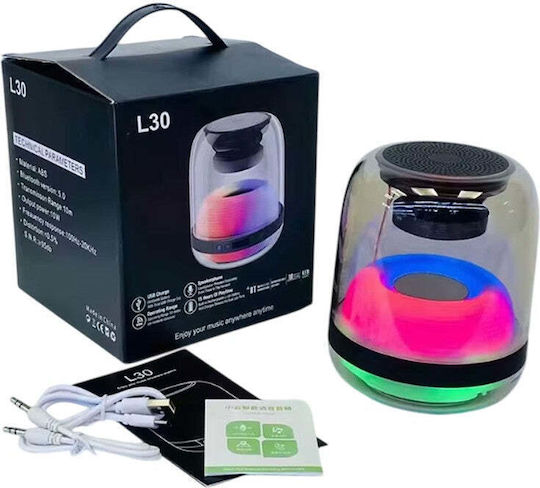 Bluetooth Speaker 10W With Battery Life Up To 15 Hours Transparent CY-L30