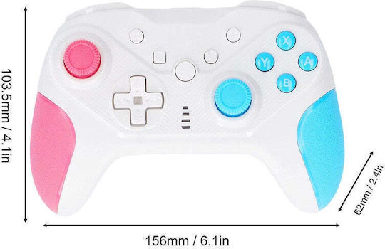 S818-V3 Kabelloses Gamepad für Android / PC / PS3 / Switch / iOS Weiß