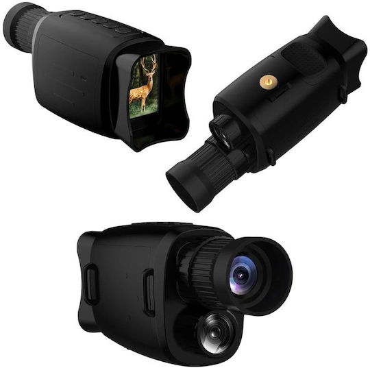V22 128GB Action Camera 4K Ultra HD Underwater (with Case) with Screen 2" and Wi-Fi Black