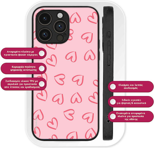 Sonique Heart Series Case Motorola Edge 70 Pro 5G Pink