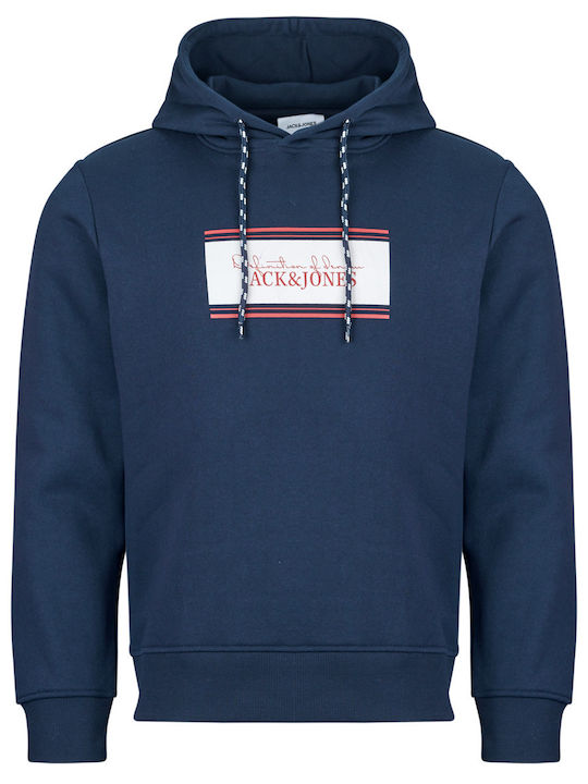 Jack & Jones Sweat Sweat Суитшърт с Качулка Тъмносин