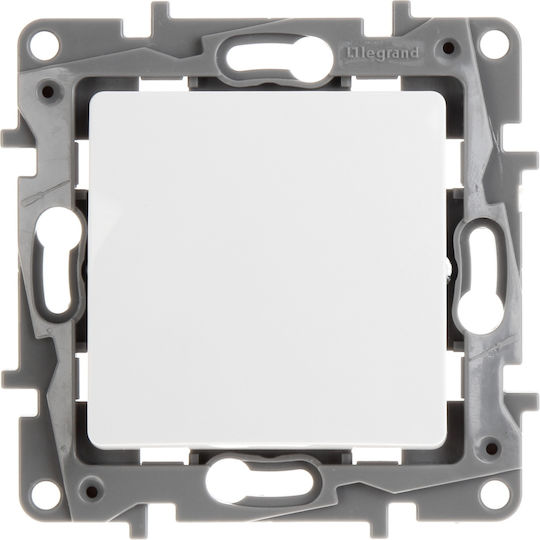 Legrand Niloe Recessed Wall Switch without Frame White