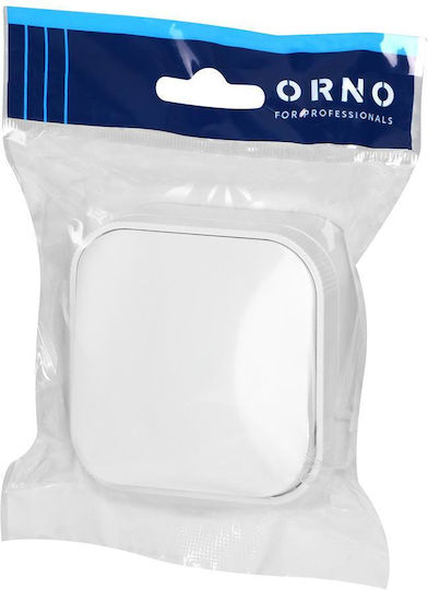 Orno Recessed Wall Switch with Frame White
