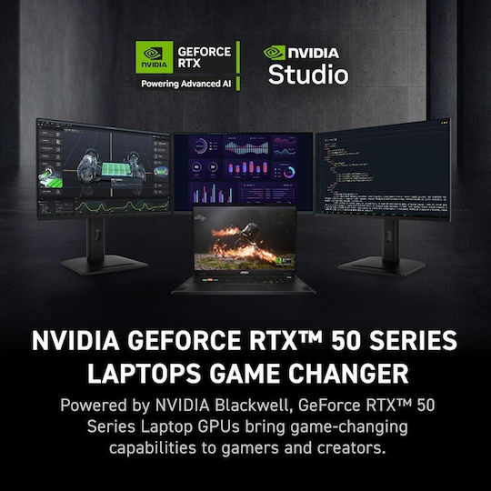 MSI Stealth 18 HX AI A2XWJG-035US 18" UHD 120Hz (Ultra 9-275HX/64GB/2TB SSD/GeForce RTX 5090/W11 Pro) Core Black (US Keyboard)
