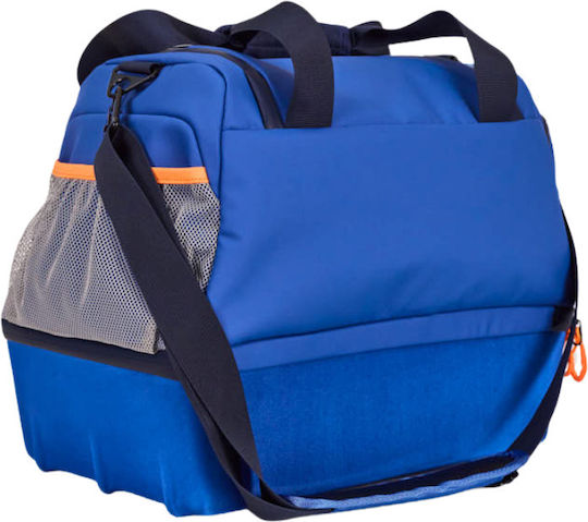 Dual Deck Waterproof Shooting Bag Light Blue 12 Cartridge Boxes Castellani