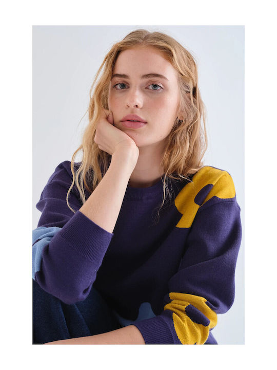 Damen Pullover Blau
