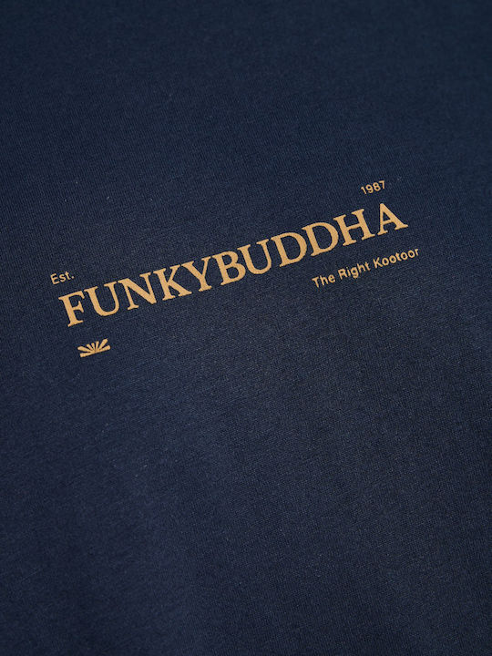 Funky Buddha Тениска Тъмносин