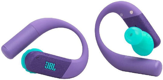 JBL Endurance Peak 4 In ear Безжични слушалки Акустики с Устойчивост на изпотяване и Калъф за зареждане Лилав