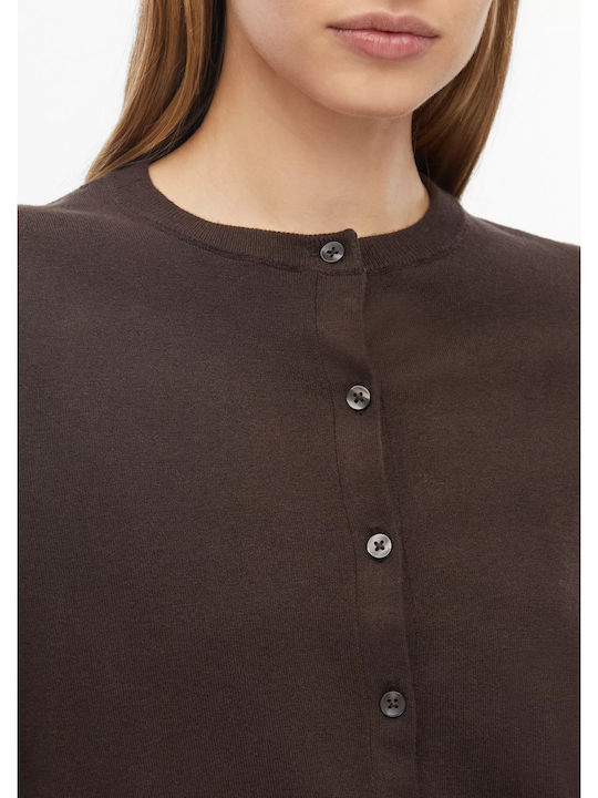 Women's Knitted Cardigan Brown