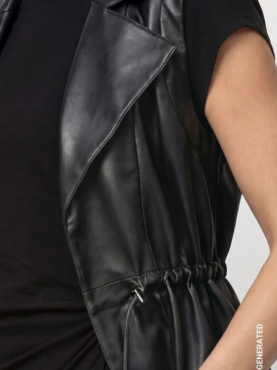 Damen Weste Schwarz
