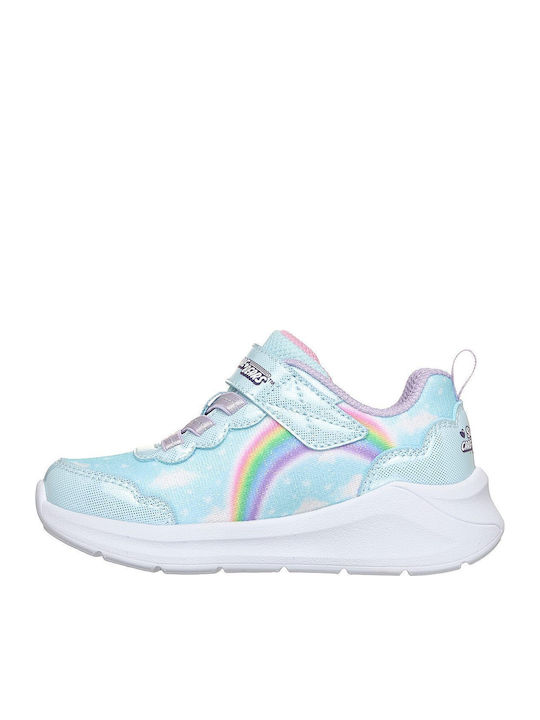 Lil Kinder Sneaker mit Lichtern Hellblau