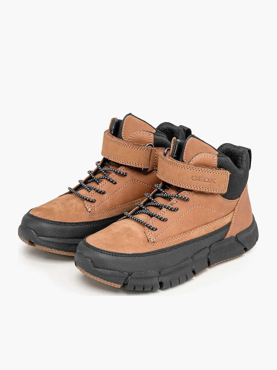 Kinder Sneaker Hoch Anatomisch Tabac Braun