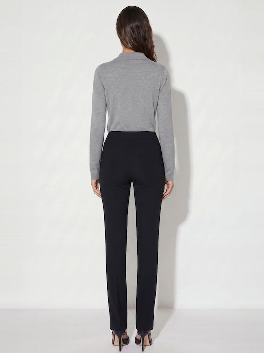 Women's Crepe Pantaloons in Palazzo Fit Black